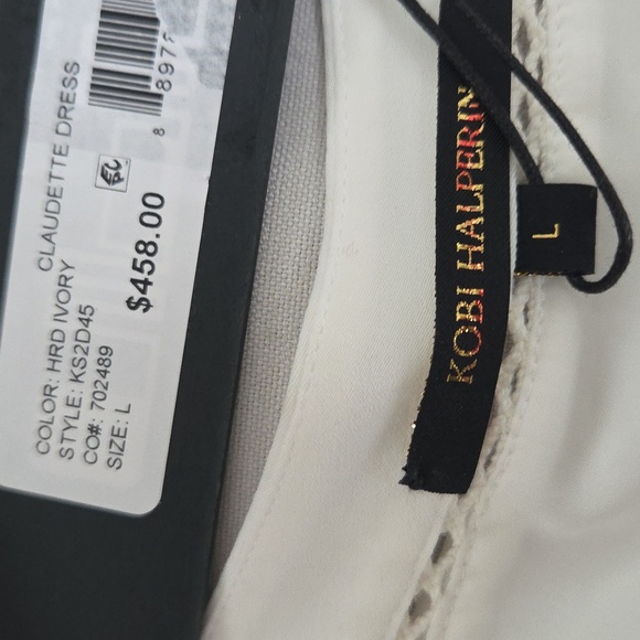 NWT$458 Kobi Halperin Claudette Tiered Sleeveless Midi Dress Size Large - Picture 14 of 16